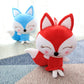 Cute fox stuffed plush toy girl lovely little fox doll super soft fox pillow baby sleeping birthday gift 2 color