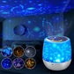 Star Projector 6 OceanWave Patterns Water Light Projector For Bedroom Home  Nebula starry light Wedding Christmas Decor lights