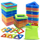Magnetic Magnetic Toys for Boys Girls Magnetic Blocks Building Set for Toddlers Educational Toys Kids DIY Montessori Gifts