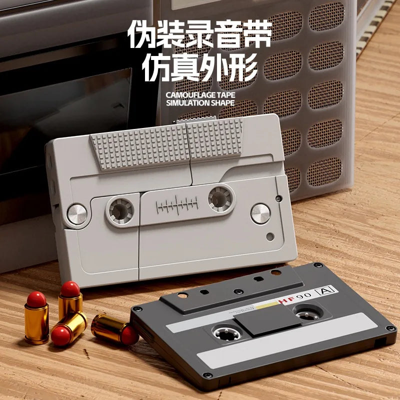 2023 Tapes Folding Gun Creative Deformation Folding Toy Gun Play Cool Automatic Pop Up Soft bullet launcher Gift for Kids Adult