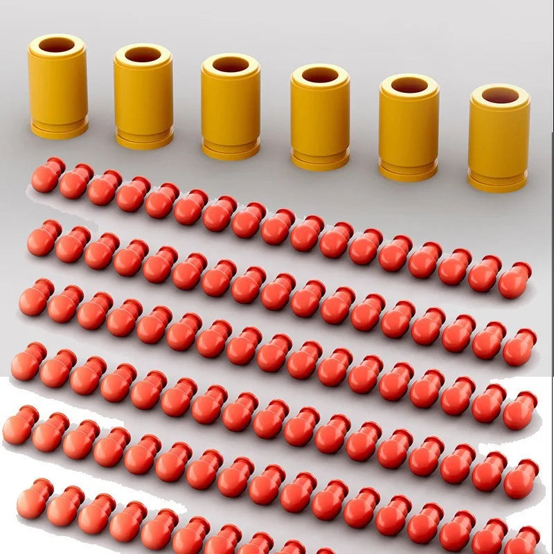 2023 Tapes Folding Gun Creative Deformation Folding Toy Gun Play Cool Automatic Pop Up Soft bullet launcher Gift for Kids Adult