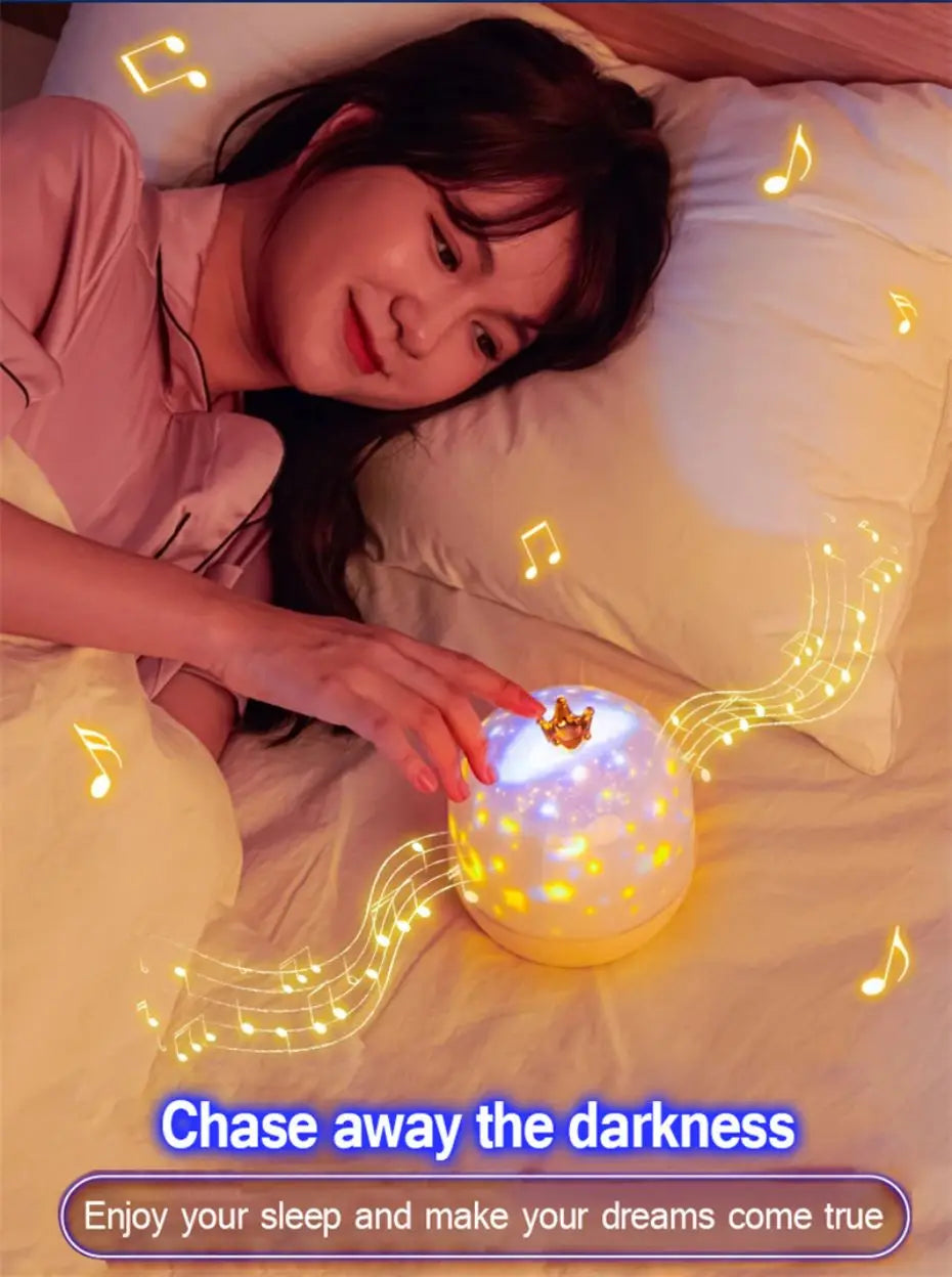Star Projector 6 OceanWave Patterns Water Light Projector For Bedroom Home  Nebula starry light Wedding Christmas Decor lights