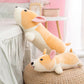 Nice 1pc 40cm-80cm Lying Corgi Dog Plush Toys Stuffed Cute Puppy Animal Doll Soft Long Sleep Pillow Cushion Kids Girls Gift