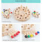Wooden Memory Match Stick Chess Color Game Board Puzzles Montessori Educational Toy Cognitive Ability Learning Toys For Children